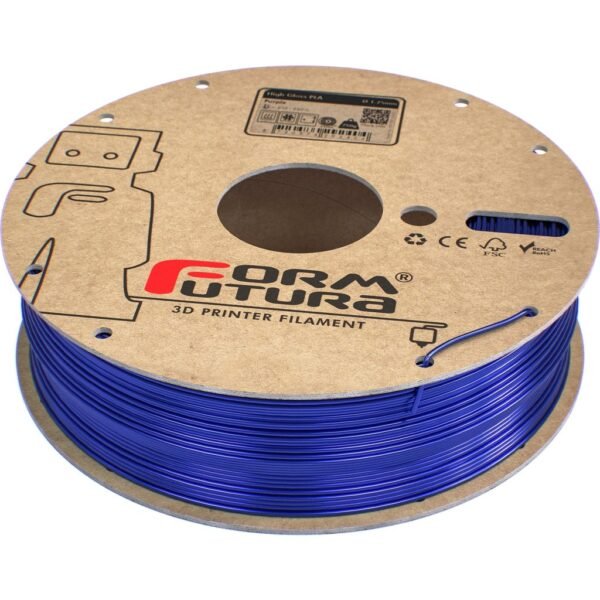 [MOQ: 10KG] High Gloss PLA Blue, 1.75 mm / 750 g