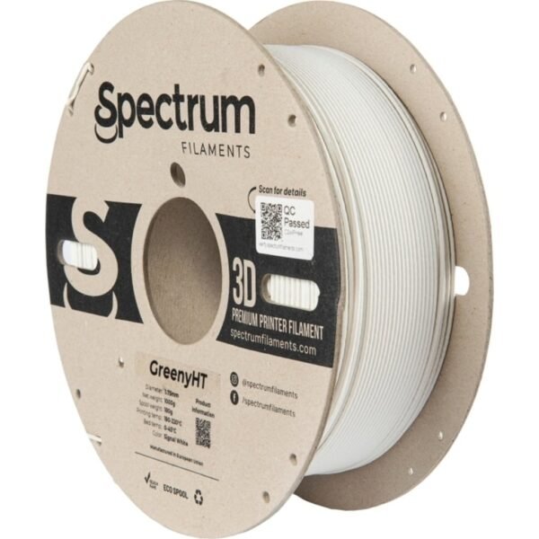[MOQ: 10KG] GreenyHT Signal White, 1.75mm / 1000g