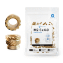 Threaded Inserts M2.5 Standard, M2.5 x 4.0 (100 pcs)