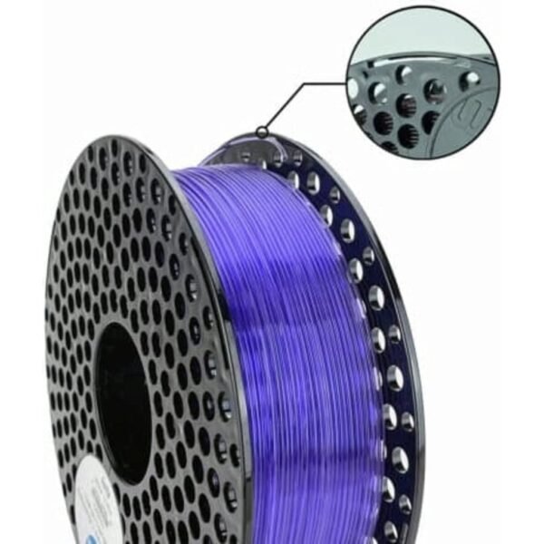 [MOQ: 10KG] PETG Purple Transparent, 1,75 mm / 1000 g