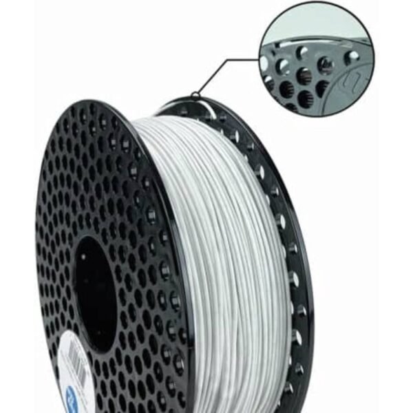 [MOQ: 10KG] PLA Glitter White, 1,75 mm / 1000 g