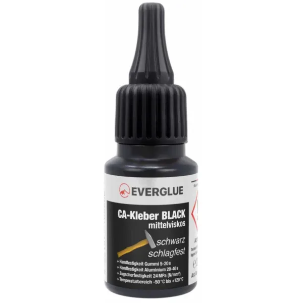 Black Superglue, Medium viscosity (20 g)