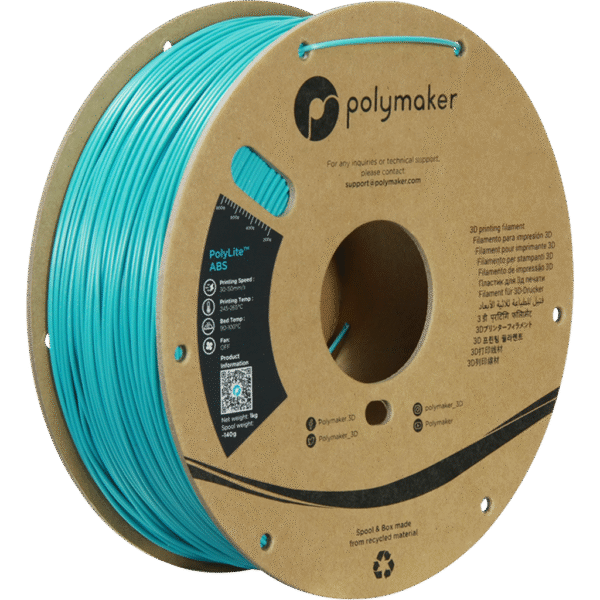 [MOQ: 10KG] PolyLite ABS Galaxy Teal, 1,75 mm / 1000 g