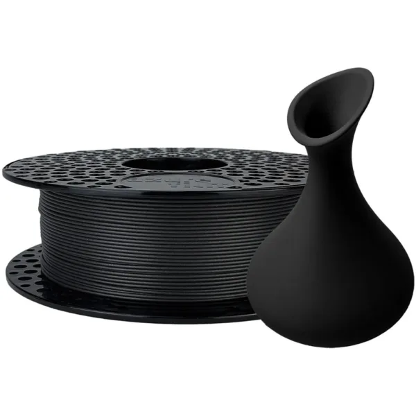 [MOQ: 10KG] PLA Matt Black, 1,75 mm / 1000 g