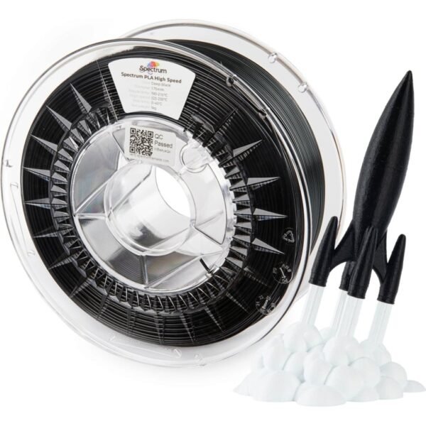 [MOQ: 10KG] Premium PLA High Speed Deep Black, 1,75 mm / 1000 g