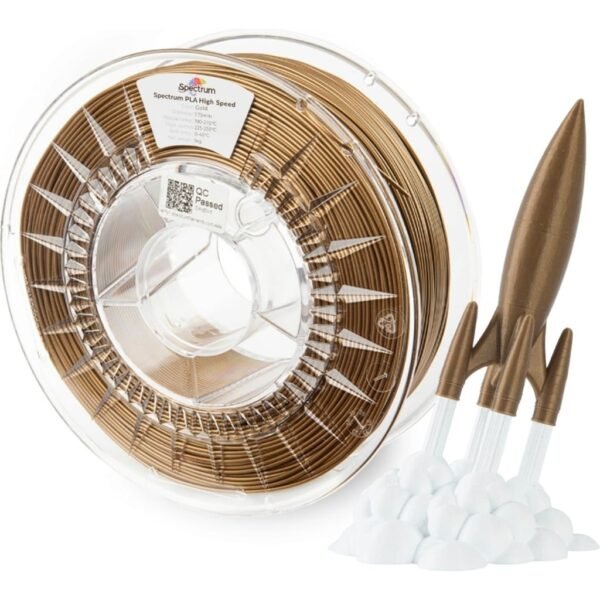 [MOQ: 10KG] Premium PLA High Speed Gold, 1,75 mm / 1000 g