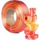 [MOQ: 10KG] ReFill PLA Silk Rainbow Fire Red, 1.75 mm / 1000 g