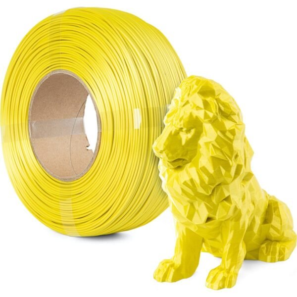 [MOQ: 10KG] ReFill PLA Silk Unmellow Yellow, 1.75 mm / 1000 g