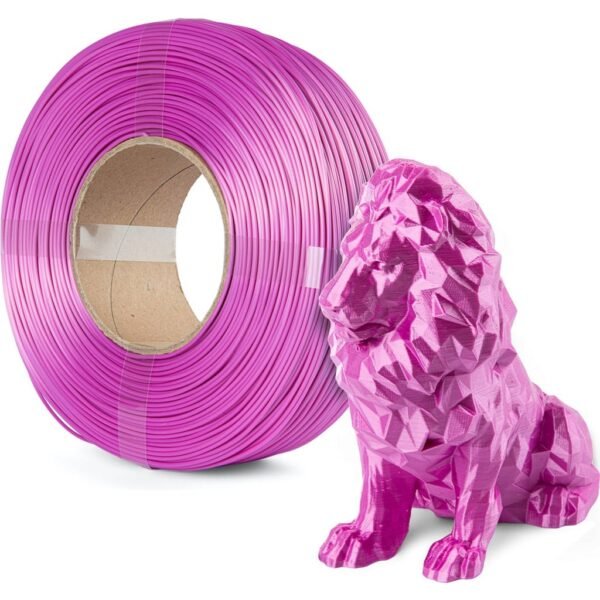 [MOQ: 10KG] ReFill PLA Silk Taffy Pink, 1.75 mm / 1000 g