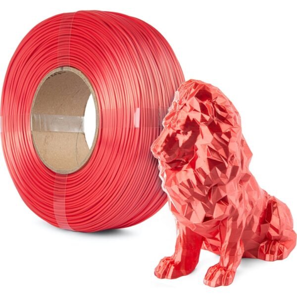 [MOQ: 10KG] ReFill PLA Silk Ruby Red, 1.75 mm / 1000 g