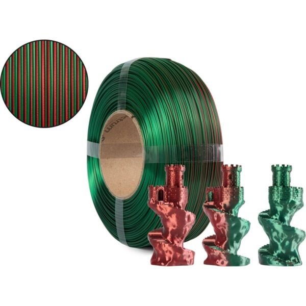 [MOQ: 10KG] ReFill PLA Magic Silk Forest Flame, 1,75 mm / 1000 g