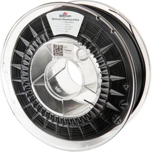 [MOQ: 10KG] FlameGuard PLA Deep Black, 1,75 mm / 1000 g