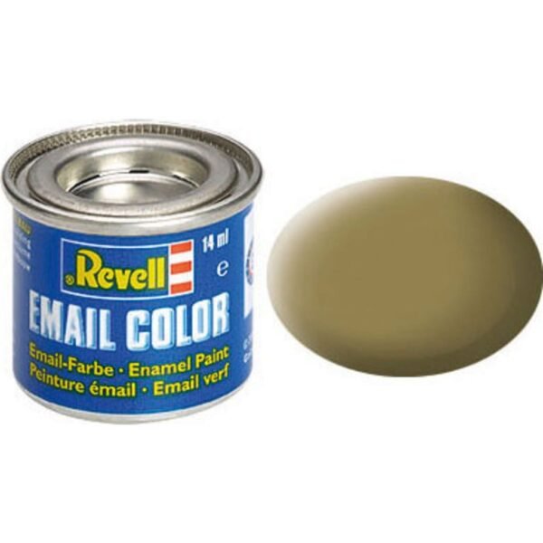 Enamel Color - Khaki Brown Matte, 14 ml