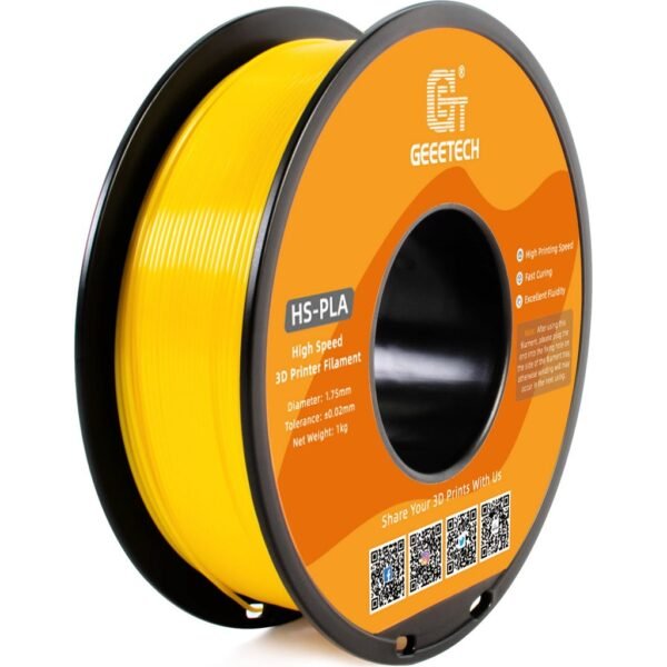 [MOQ: 10KG] HS-PLA Yellow, 1.75 mm / 1000 g