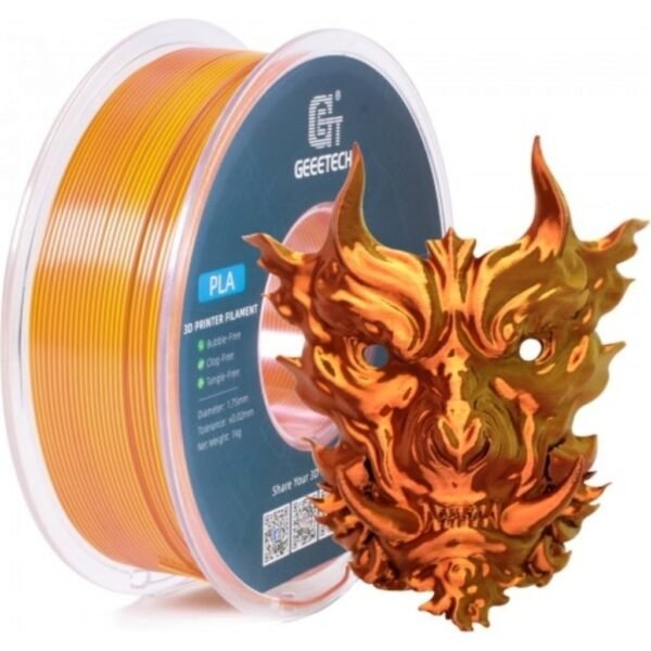 [MOQ: 10KG] PLA Silk Dual Gold+Copper, 1.75 mm / 1000 g