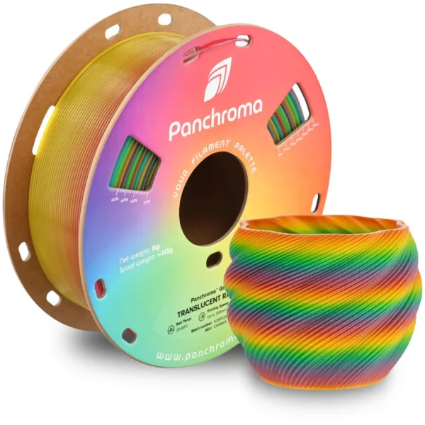 [MOQ: 10KG] Panchroma? PLA Gradient Translucent Rainbow, 1,75 mm / 1000 g