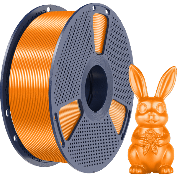 [MOQ: 10KG] Silk PLA+ Orange, 1.75 mm / 1000 g