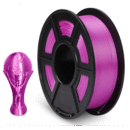 [MOQ: 10KG] Silk PLA+ Black, 1.75 mm / 1000 g