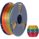 [MOQ: 10KG] PLA Transparent Rainbow-01, 1.75 mm / 1000 g