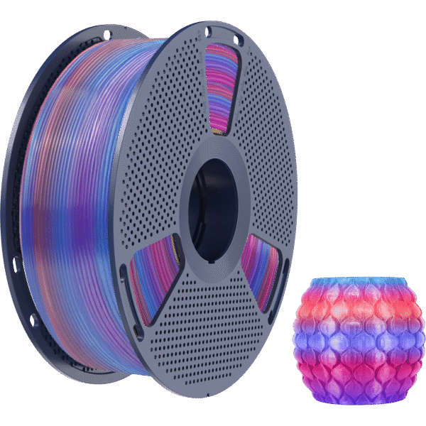 [MOQ: 10KG] PLA Transparent Rainbow-02, 1.75 mm / 1000 g