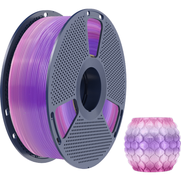 [MOQ: 10KG] PLA Transparent Rainbow-03, 1.75 mm / 1000 g