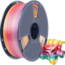 [MOQ: 10KG] Silk PLA+ Rainbow-01, 1.75 mm / 1000 g
