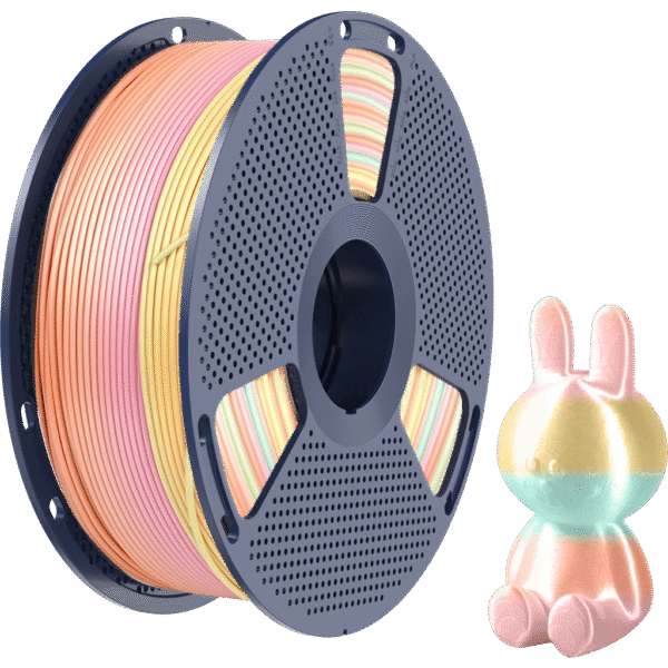 [MOQ: 10KG] Silk PLA+ Rainbow-05, 1.75 mm / 1000 g