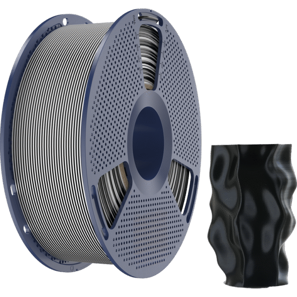 [MOQ: 10KG] Silk PLA+ Dual Colour Black White, 1.75 mm / 1000 g