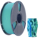 [MOQ: 10KG] Silk PLA+ Dual Colour Blue Green, 1.75 mm / 1000 g