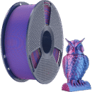 [MOQ: 10KG] Silk PLA+ Dual Color Red Blue, 1.75 mm / 1000 g