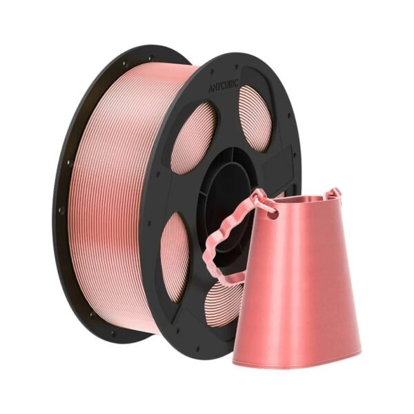 [MOQ: 10KG] PLA Silk Pink, 1.75 mm / 1000 g