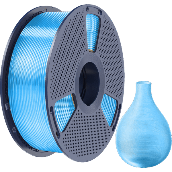 [MOQ: 10KG] PETG Transparent Blue, 1.75 mm / 1000 g