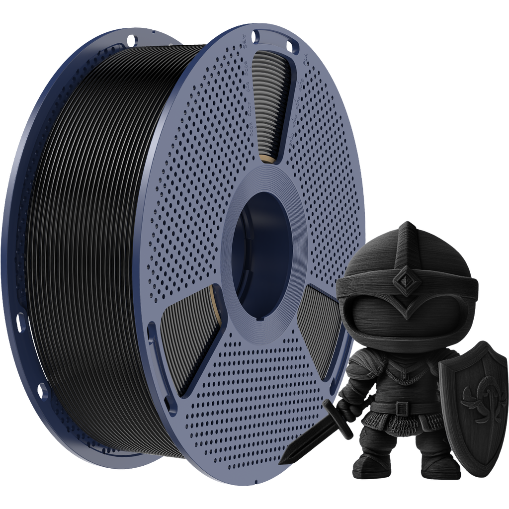 [MOQ: 10KG] PLA+ Black, 1.75 mm / 1000 g