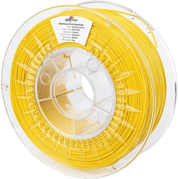 [MOQ: 10KG] Premium PLA Tooling Yellow, 1,75 mm / 1000 g