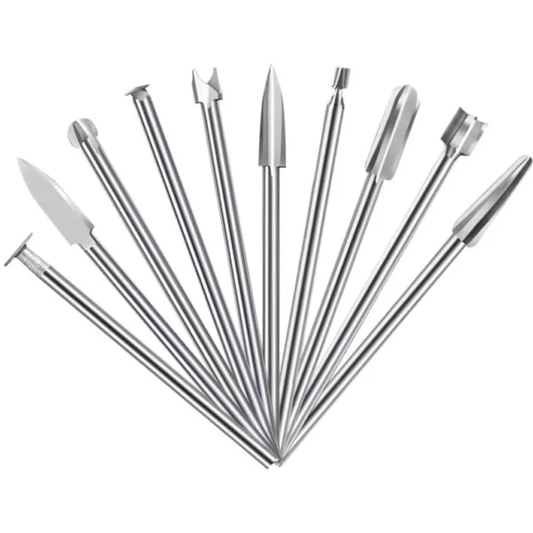 Wood Working Set for Rotary Tool, 10 pcs