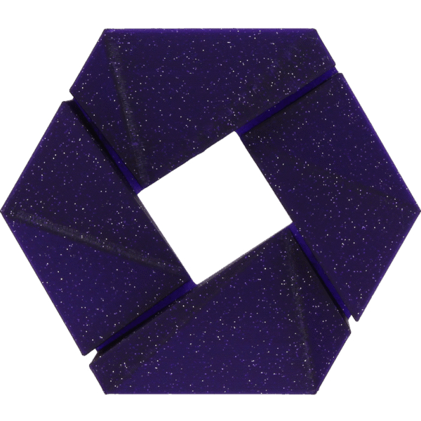 [MOQ: 10KG] ecoPLA Sparkling Purple, 1,75 mm / 1000 g