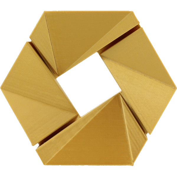 [MOQ: 10KG] ecoPLA Silk Gold, 1,75 mm / 1000 g