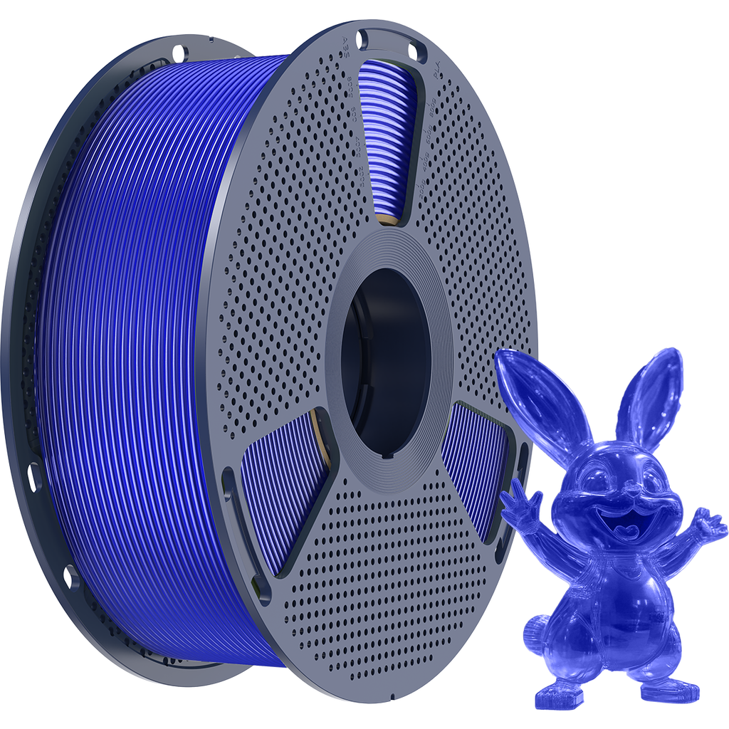 [MOQ: 10KG] PVB Transparent Blue, 1.75 mm / 1000 g