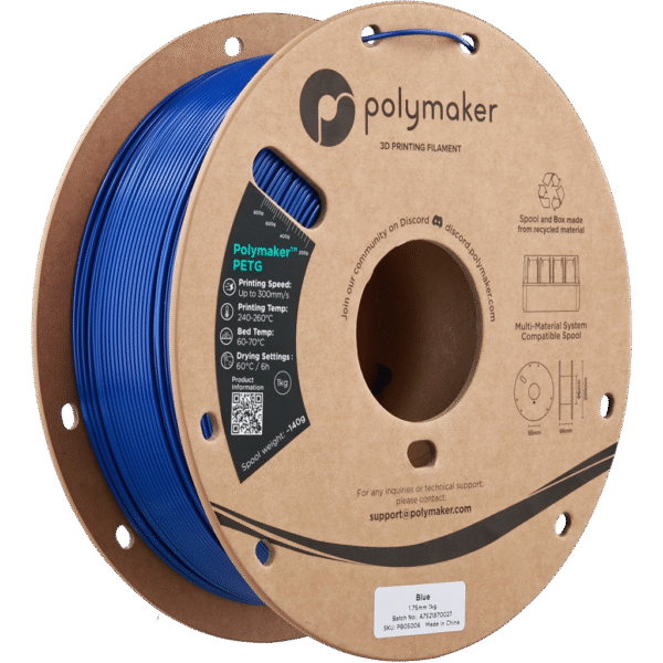 [MOQ: 10KG] PETG Blue, 1.75 mm / 1000 g