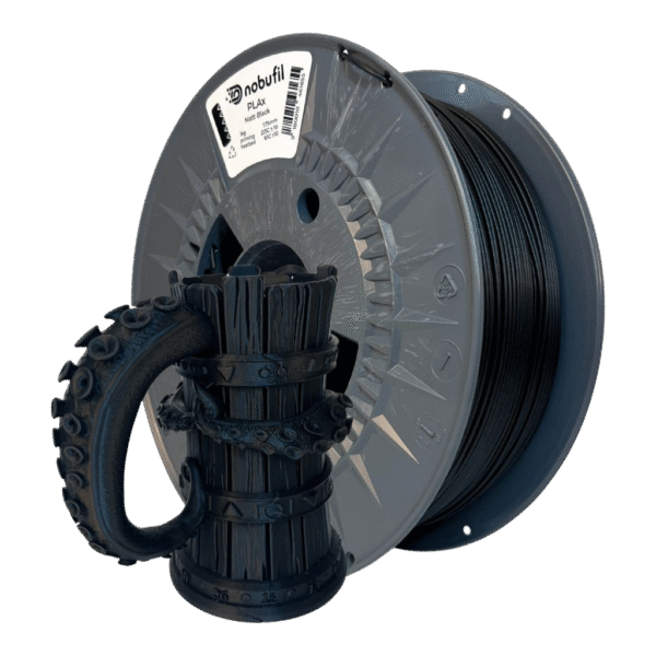 [MOQ: 10KG] PLAx Matt Black, 1.75 mm / 1000 g